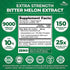 Zazzee Extra Strength Bitter Melon 25:1 Extract, 9000 mg Strength, 150 Vegan Capsules, 10% Bitter Principles, 5 Month Supply, Non-GMO and All-Natural